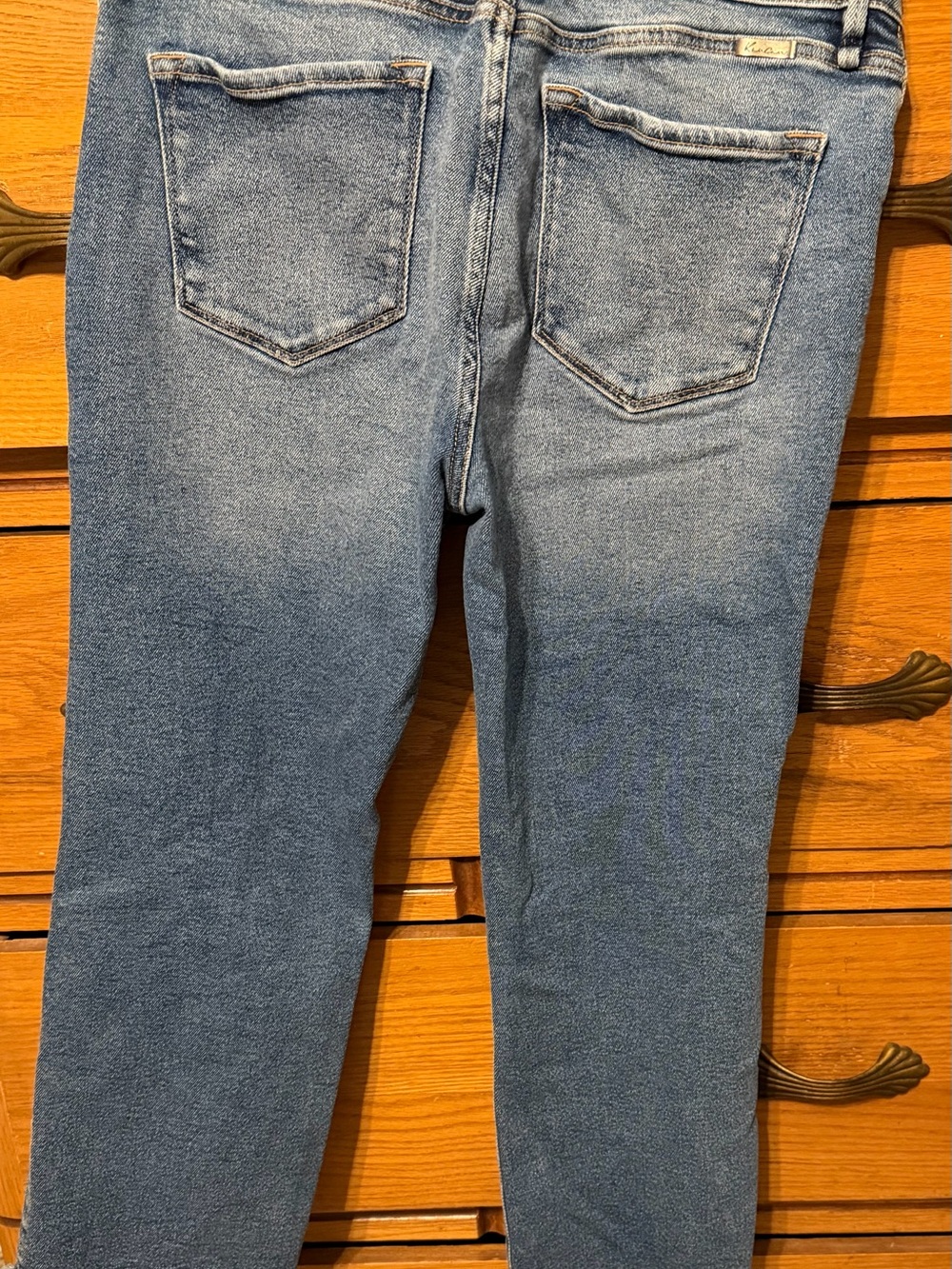 KanCan Light Blue Distressed Skinny Jeans - Picture 2 of 3